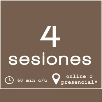 4 sesiones personalizadas de coaching