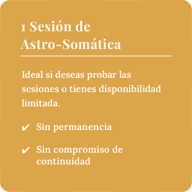 Imagen de producto 1 Sesión Astro-Somática