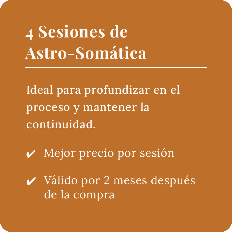 Imagen producto 4 Sesiones Astro-Somática